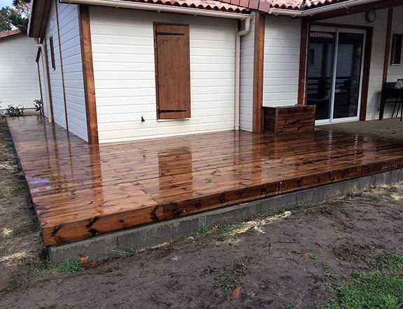 Terrasse en bois